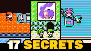 17 SECRETS You Didn't Know about Pokemon Red & Blue