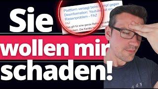 Eilmeldung: FAZ Diffamierungskampagne gegen Mich!