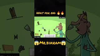 mr.bikram|animated by funny moments|#shorts