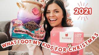 EVERYTHING I GOT MY KIDS FOR CHRISTMAS 2021 HAUL! GIFTS FOR 5 AND 3 YEAR OLDS / MARYSSA ALBERT