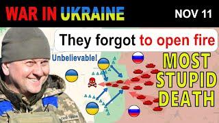 11 Nov: Russians Lost 120 Men in 1 Min, Forgot to Use Artillery. | War in Ukraine Explained