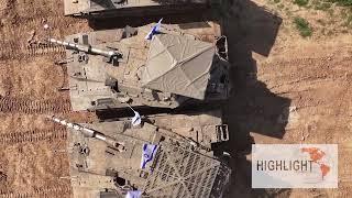 AGW_042 Highlight Films Israel - Stock footage archive: Gaza War 2023-2024 - IDF tanks in Gaza