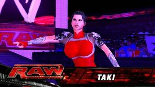 Taki From Soul Calibur Game Caw Entrance And Preview - WWE SVR2k11 PPSSPP | PSP