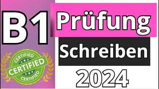 B1 Prüfung g.a.s.t Schreiben Neu Modell DTZ 2024