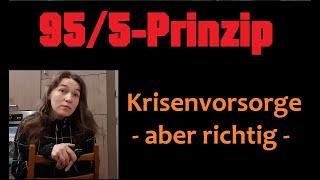 95/5 principle: crisis precaution - the right way | Frau W. Niemand