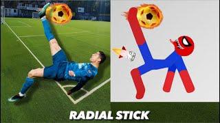 30 min EPIC FOOTBALL vs Stickman  | Stickman Dismounting funny and epic moments | Best Falls #356