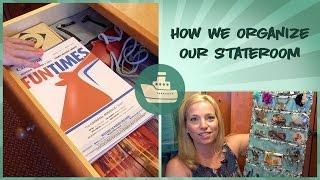 Cruise Ship Cabin Organization and Stateroom tour Carnival Miracle