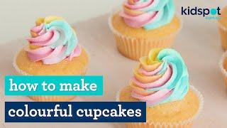 Colourful iced cupcakes | Kids party food | Kidspot