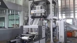 ABA 3 layers co-extrusion blown film machine