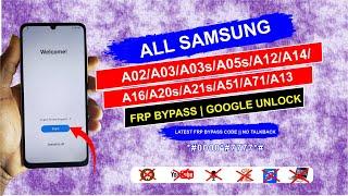 All Samsung FRP Bypass A02/A03s/A04/A05s/A12/A13/A15/A20/A21s/A23/A71 || ADB Failed || No TalkBack