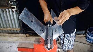 DIY Sheet Metal Bending Tools // metal sheet bender