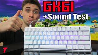 GEEK GK61 Review + Sound Test - Impressive OPTICAL Keyboard (Gateron Brown Switch)