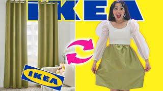 صنعت لبسة كاملة من أثاث Ikea فقط ! ( طلعت بيها ‍️)
