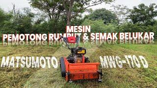 MEMOTONG RUMPUT SELUAS 80 HEKTAR MENGGUNAKAN MATSUMOTO MWG-170 D || MESIN PEMOTONG RUMPUT & SEMAK