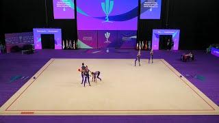 Group Team Ukraine Qual 3 Ribbons/2 Balls 30,850 - World Challenge Cup Cluj-Napoca 2024