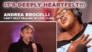 Andrea Bocelli's CAN'T HELP FALLING IN LOVE Will Give You CHILLS!