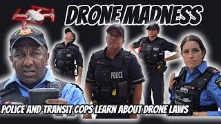 Transit Cop Has Meltdown Over Drone Flight with @canada_copwatch