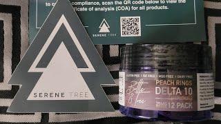 Serene Tree Delta 10 Peach Gummy ring review