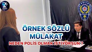 SÖZLÜ MÜLAKAT EĞİTİMİ ( Pmyo , Pomem , Polis )