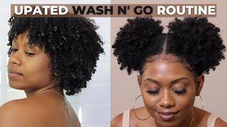 MY UPDATED WASH N GO ROUTINE | 4A/4B NATURAL HAIR