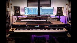 Austin Hull from Make Pop Music on his AZ Studio Workstation | Artista Studio Desk