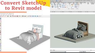 How to Convert SketchUp Model to Revit Model | Including Material Settings