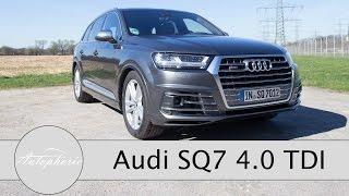 2017 Audi SQ7 4.0 TDI Test / SUV mit V8 Biturbo-Diesel-Hammer - Autophorie