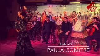 Taranto de la sevillana Paula Comitre en Tablao Villa Rosa