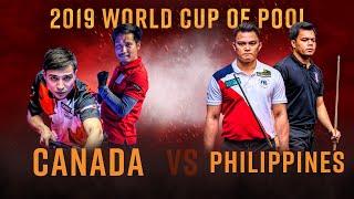 Canada vs Philippines | 2019 World Cup of Pool Quarter Final