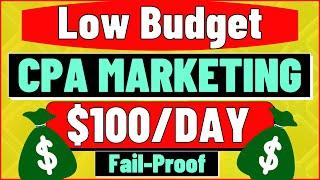 Low Budget CPA Marketing Tutorial for Beginners 2022