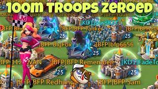 Lords Mobile - HOW TO ZERO 100M TROOPS EASY IN FEW SECONDS,  SWEET LONG DREAM