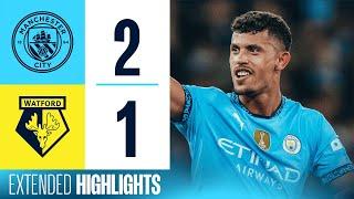 HIGHLIGHTS! Man City 2-1 Watford | Doku, Nunes & Ince Goals ️ | Carabao Cup 