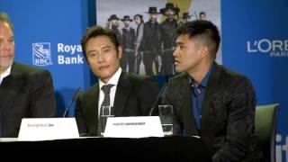 The Magnificent Seven: Martin Sensmeier Press Conference - Toronto Film Festival 2016 | ScreenSlam