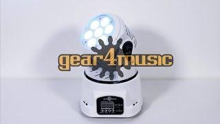 7 x 10w Mini LED Moving Head Light by Gear4music