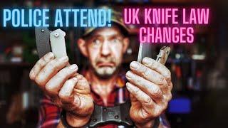 Police came to my house! UK Knife Law update 2023...