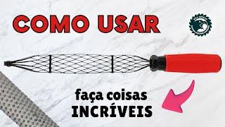 ESSA FERRAMENTA MANUAL NÃO PODE FALTAR NA SUA OFICINA! Veja o que fiz usando apenas ela!!!