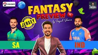 SA vs IND  Dream11 Prediction | SA vs IND Today Match Prediction | ICC Men's T20 World Cup 2024