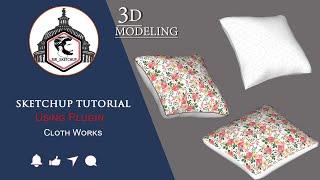 Sketchup tutorial parametric | Make Pillow In SketchUp | cushion in sketchup