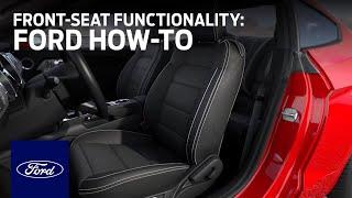 Mustang Front-Seat Functionality | Ford How-To | Ford