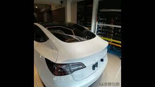 Ak車體包膜 特斯拉 Model 3 透明漆面保護膜 修復型犀牛皮包膜 WRAP