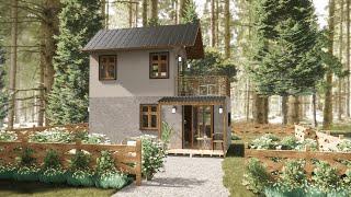 Cozy Loft Living: 226 Sq Ft Tiny House Design