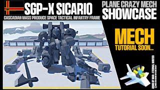 SGP-X SICARIO Cascadian Mass Production Mech [TUTORIAL SOON]  | Plane Crazy Mech Showcase