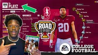 NEW UNSTOPPABLE 99 OVR RB EXP Glitch | Road to Glory NCAA 25