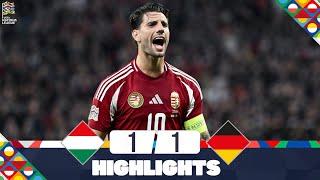 Hungary vs Germany | 1-1 | Highlights | UEFA Nations League 2024-25