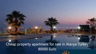 Cheap property apartment for sale in Alanya Turkey 80000 Euro