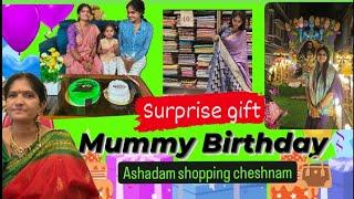 Mummy Birthday Morning to Evening full vlog| Lunch | Ashadam shopping | surprise gift  #birthday