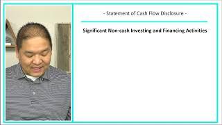 Financial Accounting - Lesson 12.9 - Statement of Cash Flows Disclosure