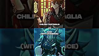 XIAO VS TARTAGLIA| #1v1 #genshin #genshinimpact #childe #xiao #shorts #tartaglia