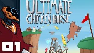 Let's Play Ultimate Chicken Horse - Multiplayer Gameplay Part 1 - This Game Is Perfect