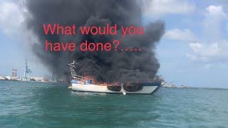 Boat Fire Caught on Camera: Standing By or Stepping Up?…